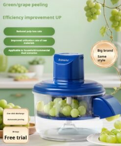 Automatic Grape Peeler | Electric Fruit & Garlic Peeling Machine