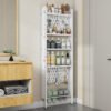 Over-the-Door Storage Rack | Multi-Layer Slim Gap Bathroom Organizer