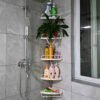 No-Drill Storage Rack | Floor-to-Ceiling Adjustable Bathroom Organizer