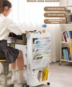 Movable Desk Organizer | Book Holder Bag for Classroom & Study Table