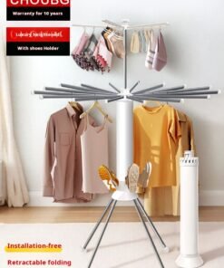 Foldable Octopus Drying Rack | Free Standing Clothes Hanger, No Installation Needed