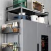 Refrigerator Top Storage Rack | Magnetic Side Kitchen Organizer