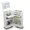 Compact Vanity with Storage | Foldable Makeup Desk for Small Apartments